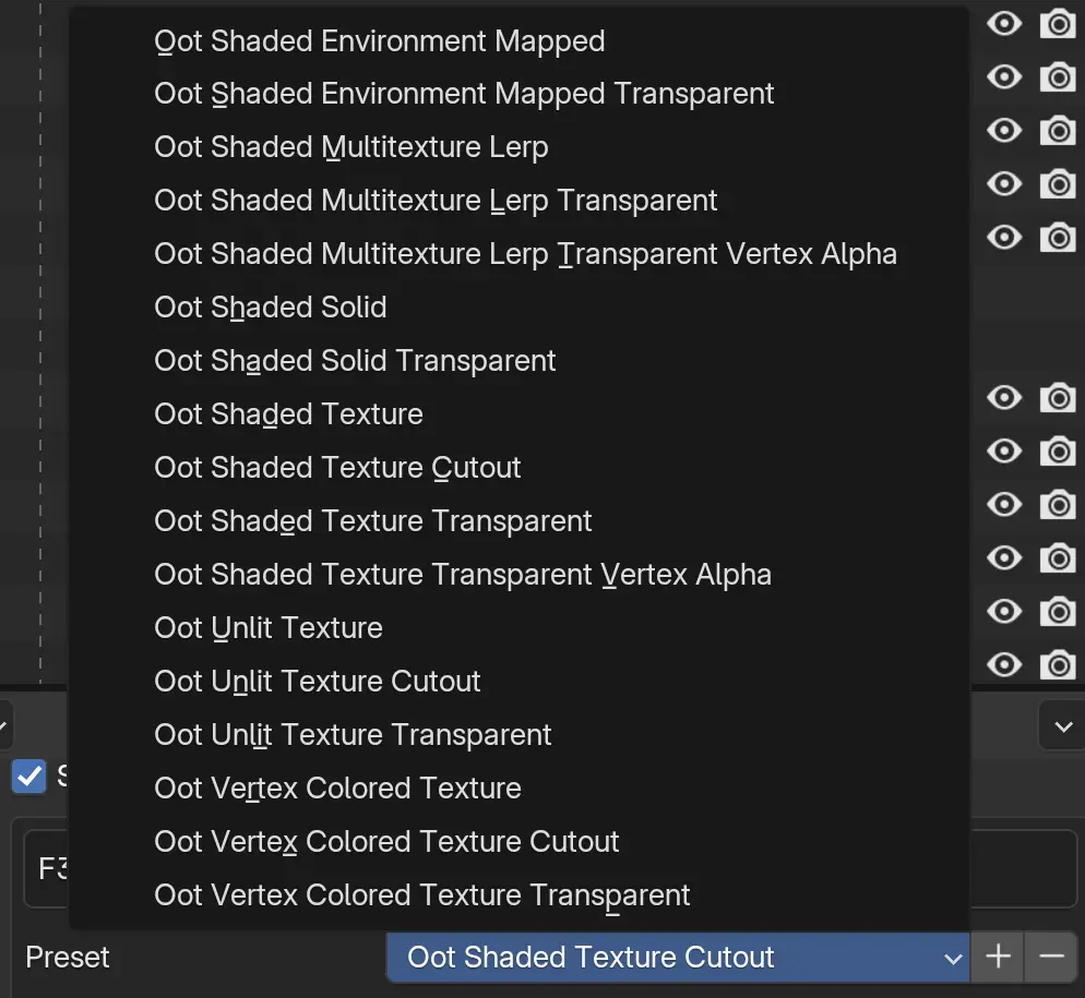 Fast 3D Material Presets for Zelda Oot Fast 3D Material Presets for Zelda Oot