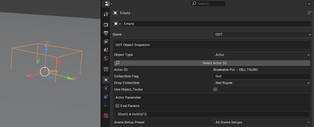 Fast64 Actor Settings