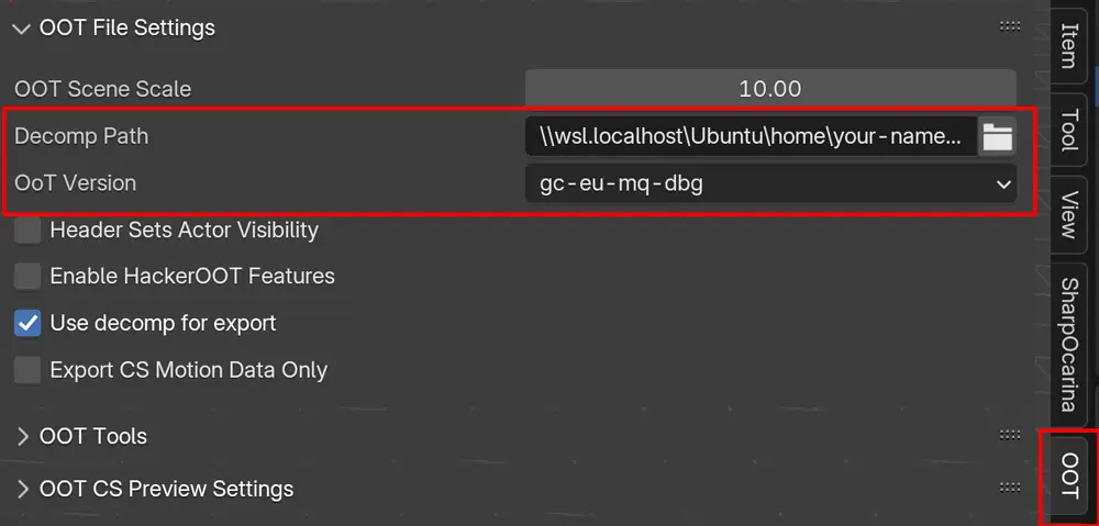 Zelda Decomp Fast64 File Settings Zelda Decomp Fast64 File Settings